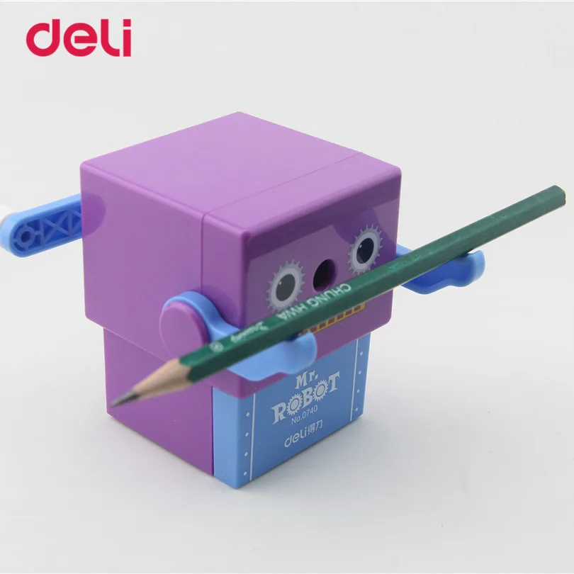 Deli Cartoon Stationery 2017 pencil sharpener Mechanical Kawaii pencil sharpener Robot Pencil sharpener office & school supplies
Deli Cartoon Stationery 2017 pencil sharpener Mechanical Kawaii pencil sharpener Robot Pencil sharpener office & school supplies