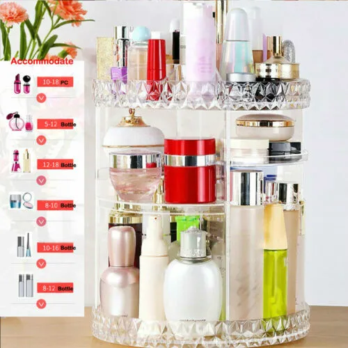 Makeup Storage Box 360 Degree Spin Rotating Transparent Makeup Cosmetic Box Storage Organizer Case
Makeup Storage Box 360 Degree Spin Rotating Transparent Makeup Cosmetic Box Storage Organizer Case