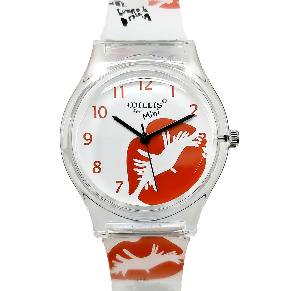 WILLIS Fashion Women Watches Lips Bracelet Jelly Strap Watch Hot Sale Ladies Quartz Clock Children Gift Girls Kids Wristwatches
WILLIS Fashion Women Watches Lips Bracelet Jelly Strap Watch Hot Sale Ladies Quartz Clock Children Gift Girls Kids Wristwatches