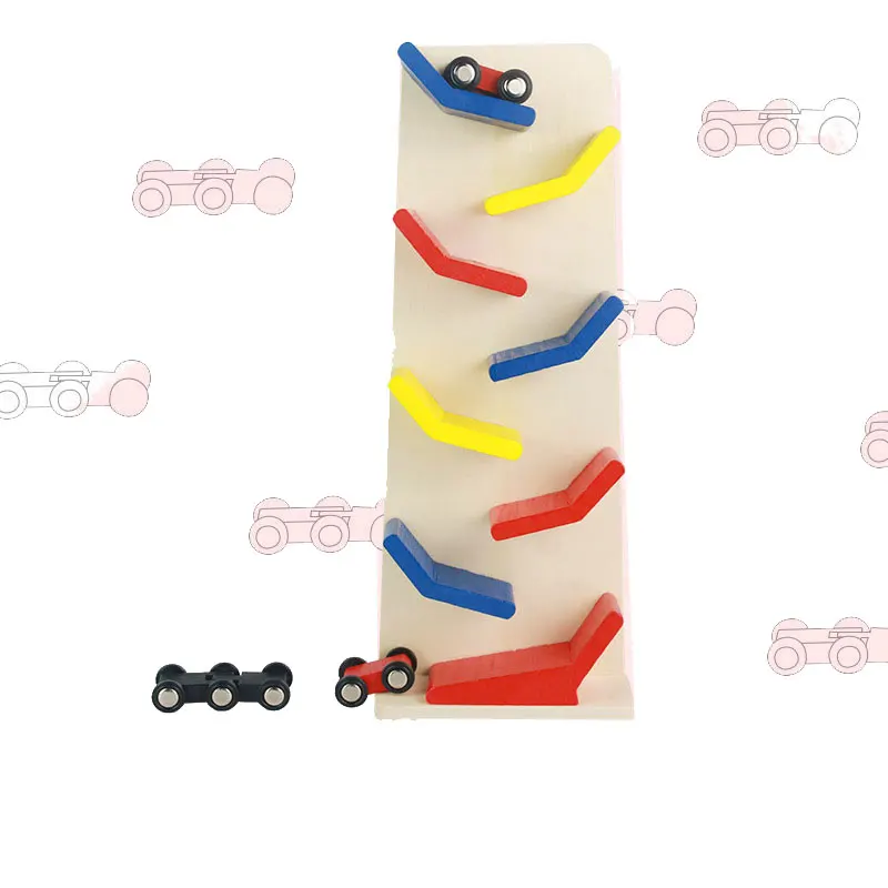 Wooden 7-story Ramp Track And 3 Mini Inertia Cars Removable Toy Car Small Motor Skills Education Children Gift Puzzle
Wooden 7-story Ramp Track And 3 Mini Inertia Cars Removable Toy Car Small Motor Skills Education Children Gift Puzzle