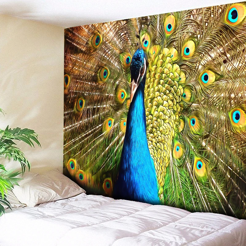Peacock Tapestry Psychedelic Wall Hanging Hippie Bedspread Home Decor Sofa Cloth Large Tablecloth Chic Thin Beach Throw Towel
Peacock Tapestry Psychedelic Wall Hanging Hippie Bedspread Home Decor Sofa Cloth Large Tablecloth Chic Thin Beach Throw Towel