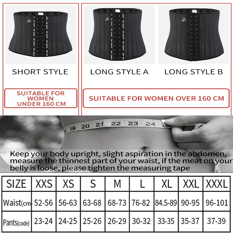 TMT Women Latex Waist Training Corset Posture Corrector Underbust for Losing Weight Sport Sweat Belt body slimming shaper
TMT Women Latex Waist Training Corset Posture Corrector Underbust for Losing Weight Sport Sweat Belt body slimming shaper