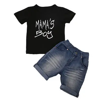 Toddler Kid Baby Boy Clothes Sets Short Sleeve T-Shirt Top Cotton Denim Shorts Summer Clothing Boys Outfit
Toddler Kid Baby Boy Clothes Sets Short Sleeve T-Shirt Top Cotton Denim Shorts Summer Clothing Boys Outfit