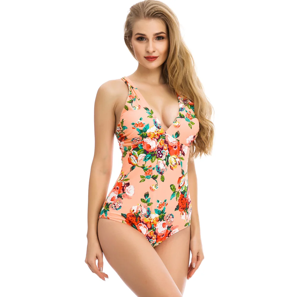 2019 New Sexy One Piece Swimsuit Plus Size Swimwear Women Printing Retro Beach Bodysuit Slimming Sports Bathing Suit XX-5XL
2019 New Sexy One Piece Swimsuit Plus Size Swimwear Women Printing Retro Beach Bodysuit Slimming Sports Bathing Suit XX-5XL