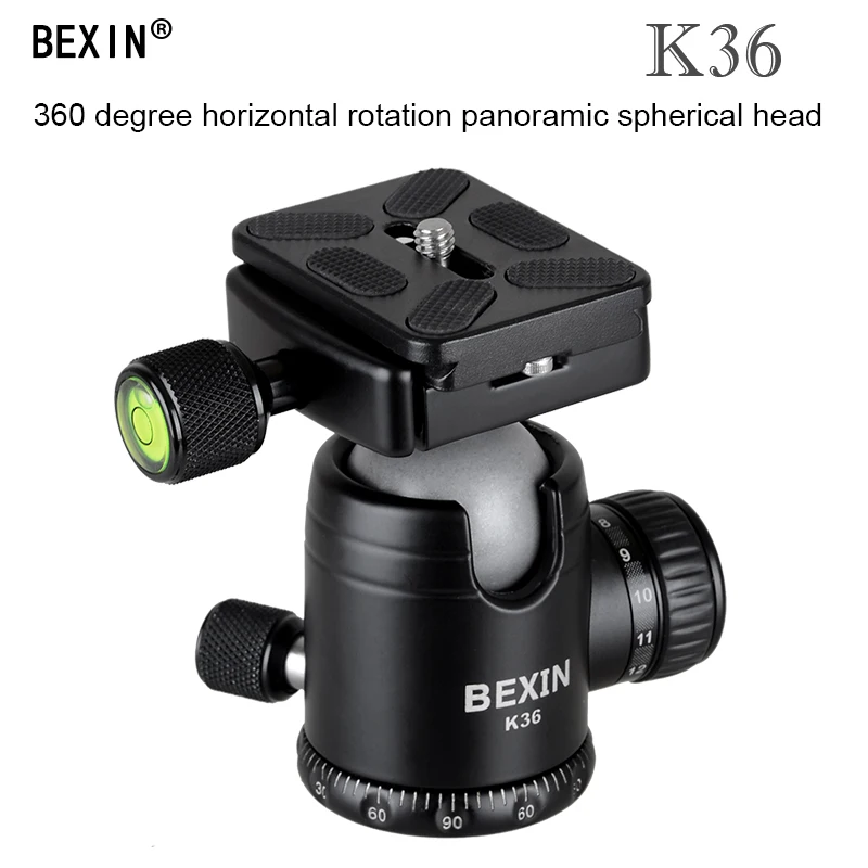 Universal 360 Horizontal Rotation Panoramic Tripod Ball Head Heavy Duty loading 20kg W/Quick Releae Plate for Canon DSLR Camera
Universal 360 Horizontal Rotation Panoramic Tripod Ball Head Heavy Duty loading 20kg W/Quick Releae Plate for Canon DSLR Camera