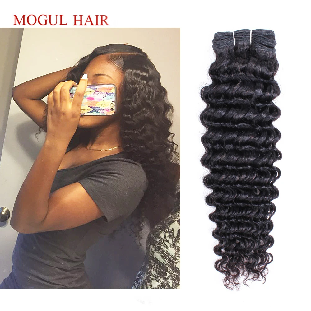 Mogul Hair Brazilian Deep Wave Hair Weave Natural Color 1 Bundle Remy Human Hair Extension Dark Brown Ombre Honey Blonde
Mogul Hair Brazilian Deep Wave Hair Weave Natural Color 1 Bundle Remy Human Hair Extension Dark Brown Ombre Honey Blonde