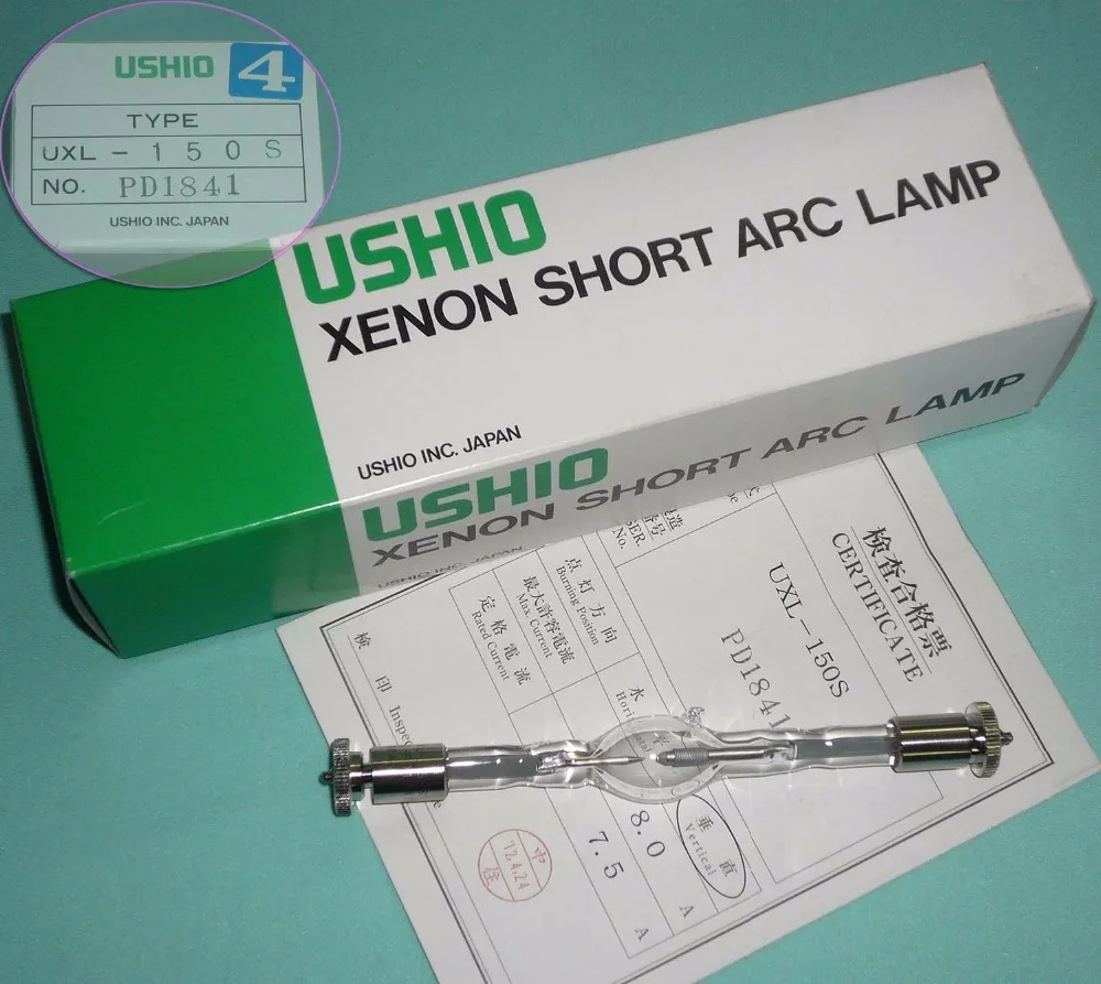 USHIO 150 Вт ксеносветильник дуга, UXL-150S UV ксеносветильник лампа, литографическая лампа
USHIO 150 Вт ксеносветильник дуга, UXL-150S UV ксеносветильник лампа, литографическая лампа