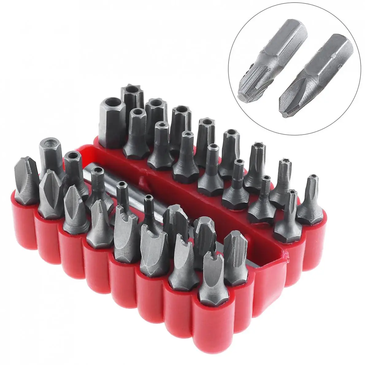 33pcs/lot Practical HollowScrewdriver Kit with Hexagonal and Torx Special Batch Charging Drill Shaped Screwdriver Tool for Screw
33pcs/lot Practical HollowScrewdriver Kit with Hexagonal and Torx Special Batch Charging Drill Shaped Screwdriver Tool for Screw