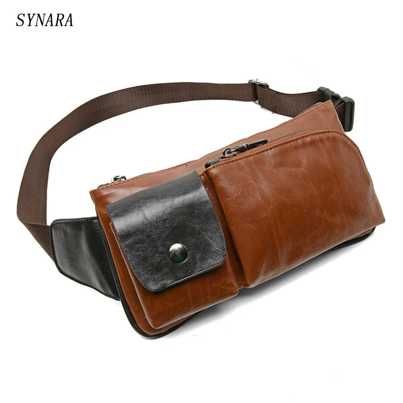 New Fashion Style Crazy Horse PU Leather Men Chest Pack Casual Small Bag CrossBodyShoulder Bag Leisure TravelMini Bag
New Fashion Style Crazy Horse PU Leather Men Chest Pack Casual Small Bag CrossBodyShoulder Bag Leisure TravelMini Bag