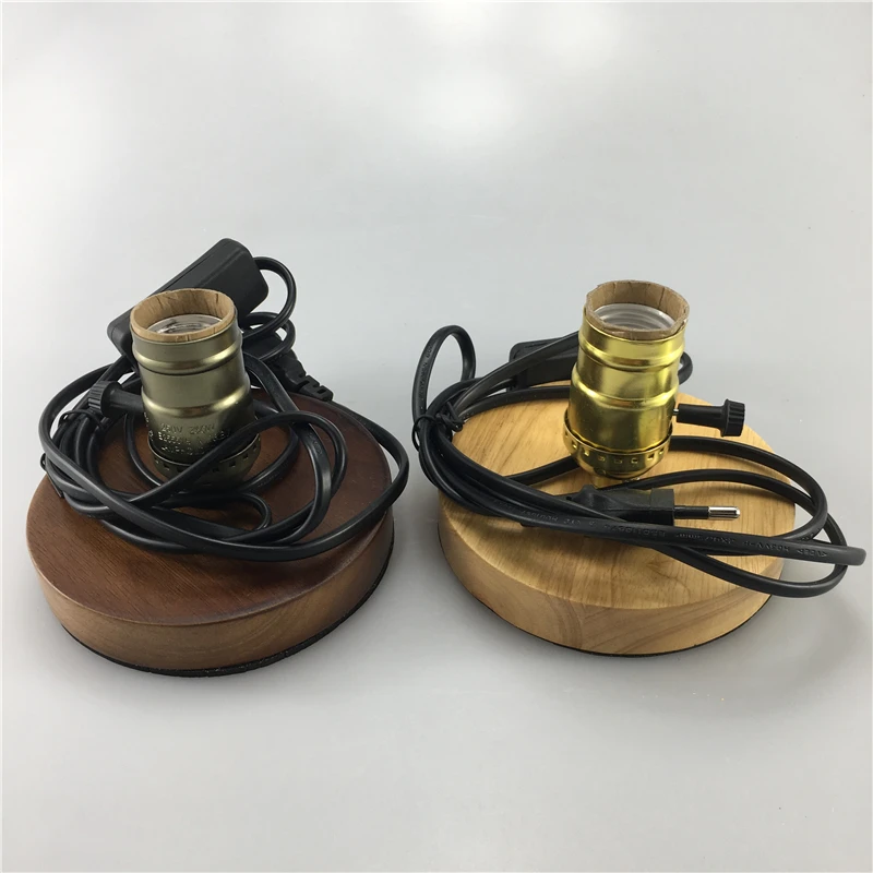 Retro Vintage Solid wood Desk lamp E27 AC90-260V European bedroom bedside simple fashion creative decoration Desk light
Retro Vintage Solid wood Desk lamp E27 AC90-260V European bedroom bedside simple fashion creative decoration Desk light