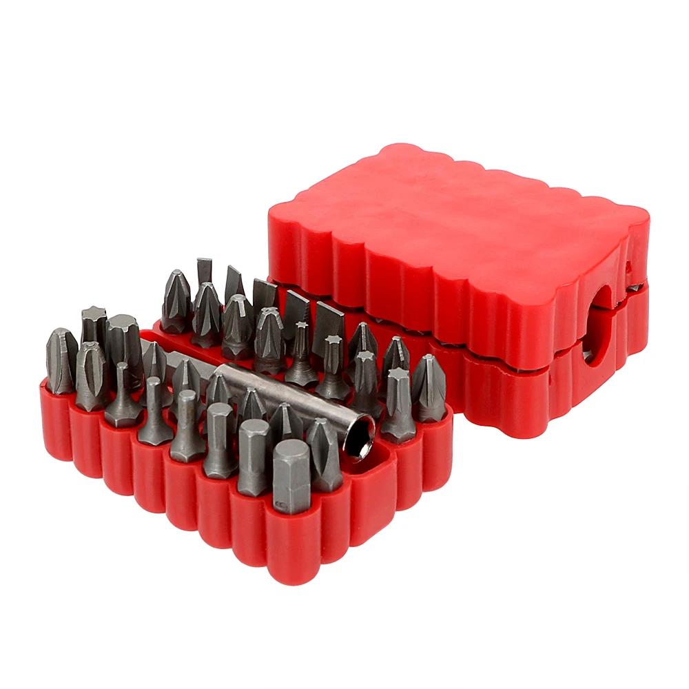 DIYWORK Torx Star Hex Kit Extension Bit Holder 33 In 1 Hand Tools Screwdriver Bits Tamper Proof Security Bit Magnetic
DIYWORK Torx Star Hex Kit Extension Bit Holder 33 In 1 Hand Tools Screwdriver Bits Tamper Proof Security Bit Magnetic