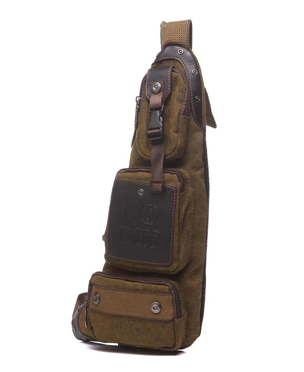 Top Quality New Men's Canvas Sling Chest Day Pack Casual Cross Body Large-capacity Travel Multi-purpose Shoulder Messenger Bag
Top Quality New Men's Canvas Sling Chest Day Pack Casual Cross Body Large-capacity Travel Multi-purpose Shoulder Messenger Bag