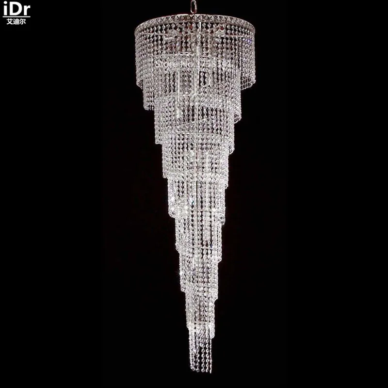 Chandeliers Home lighting fixtures interior lights unique chrome lamp D50cm x H145cm
Chandeliers Home lighting fixtures interior lights unique chrome lamp D50cm x H145cm