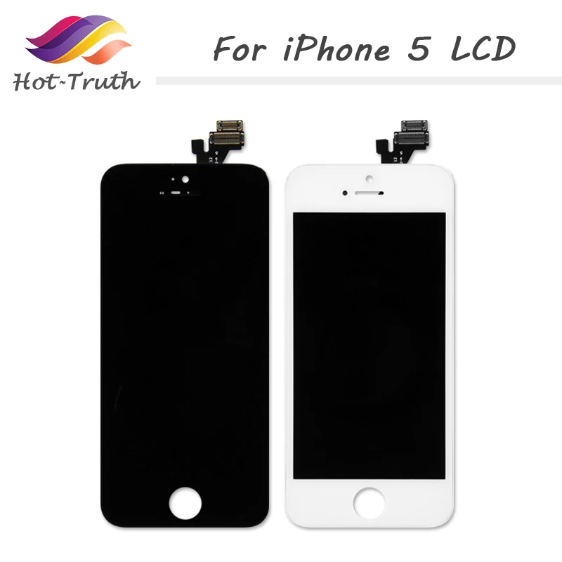 Горячая Распродажа 100 шт./лот Топ AAA + качество для iPhone 5 ЖК дисплей сенсорный экран