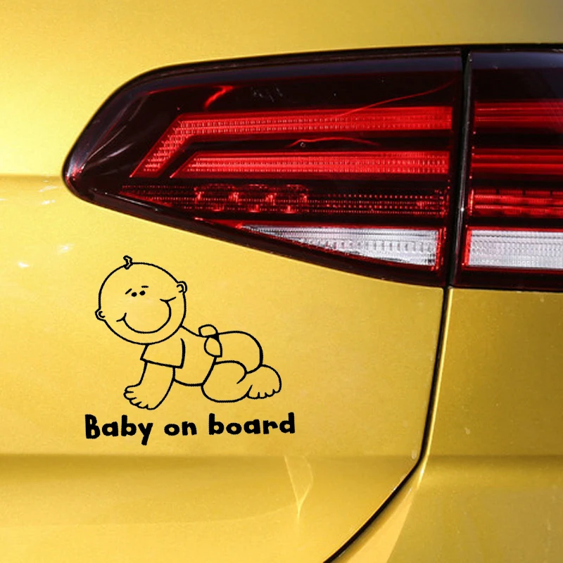 YJZT 14CM*12.8CM Baby On Board Sticker Car Decals Vinyl Funny Sign Black/Silver C10-00716
YJZT 14CM*12.8CM Baby On Board Sticker Car Decals Vinyl Funny Sign Black/Silver C10-00716