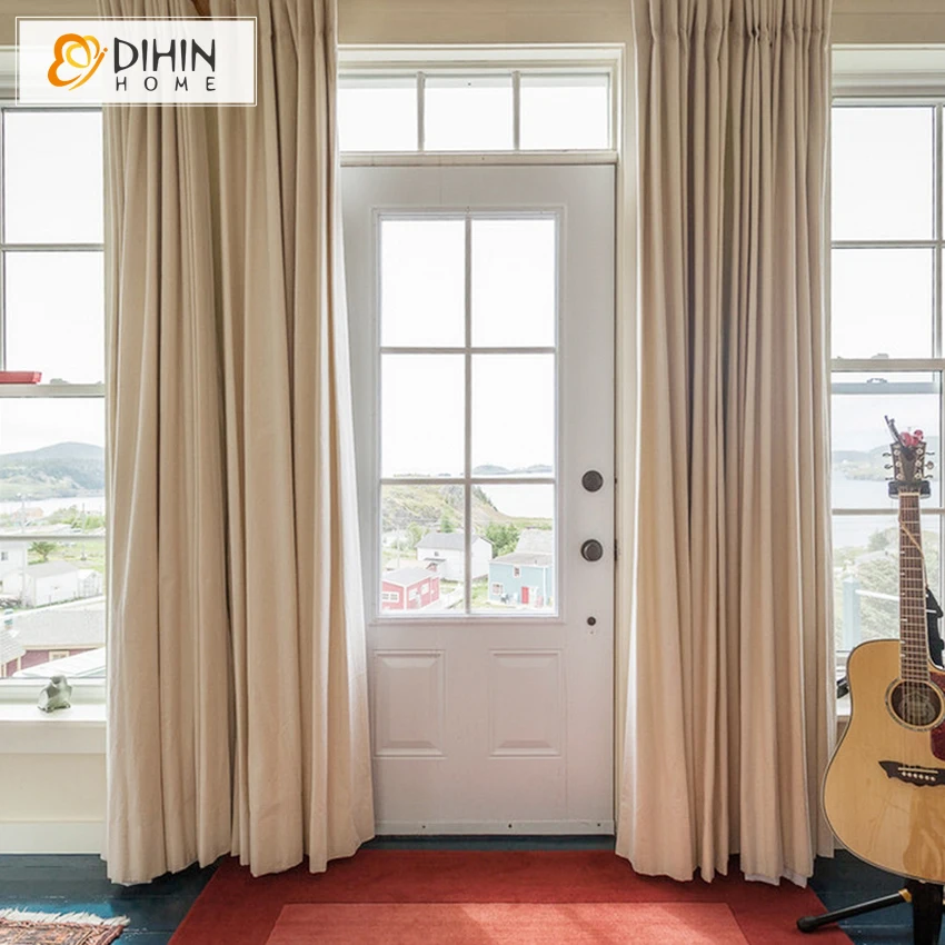 DIHIN 1 PC Solid 5 Colors Blackout Curtains for Living Room Linen Curtain for Bedding Room Window Drapes Curtain Blinds
DIHIN 1 PC Solid 5 Colors Blackout Curtains for Living Room Linen Curtain for Bedding Room Window Drapes Curtain Blinds