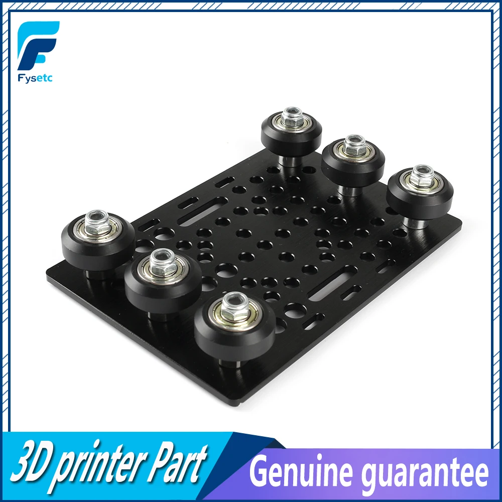 Anodized Aluminium V-Slot Gantry Plate 20 - 80mm With 6pcs Black/Clear V-Slot Solid V Wheel Kit For Openbuilds CNC Machine Part
Anodized Aluminium V-Slot Gantry Plate 20 - 80mm With 6pcs Black/Clear V-Slot Solid V Wheel Kit For Openbuilds CNC Machine Part