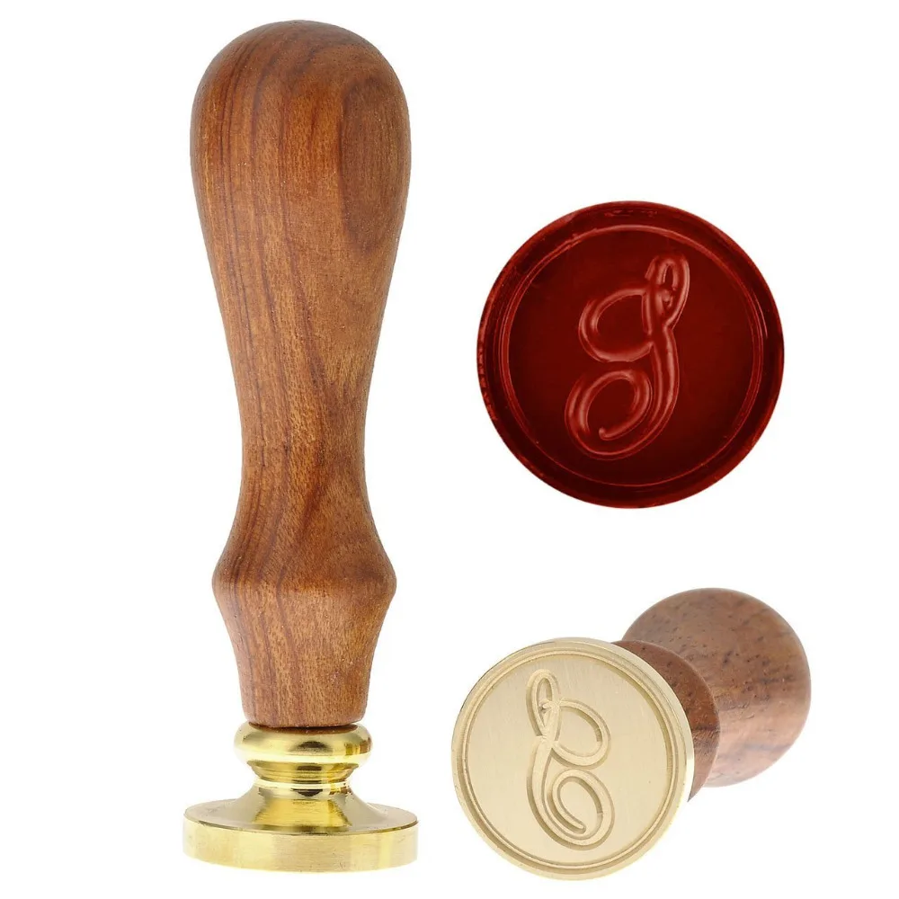 Vintage Retro Brass Head Wooden Handle Alphabet Letter Initial Wax Classic Sealing Wax Seal Stamp (S)
Vintage Retro Brass Head Wooden Handle Alphabet Letter Initial Wax Classic Sealing Wax Seal Stamp (S)