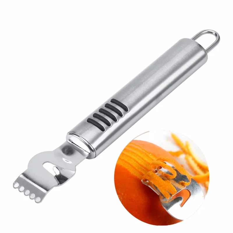 Stainless Steel Fruit Peelers Lemon Orange Peeler Zester Grater Stainless Steel Grips Lime Zest Citrus Scraper Peeling Tool
Stainless Steel Fruit Peelers Lemon Orange Peeler Zester Grater Stainless Steel Grips Lime Zest Citrus Scraper Peeling Tool