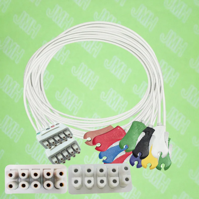 Используется для 11pin GE Eagle, Solar, Dash, Tram, Datex-Ohmed ECG машина 416035-001 кабель, EKG 10 свинцовый AHA клип leadwires набор
Используется для 11pin GE Eagle, Solar, Dash, Tram, Datex-Ohmed ECG машина 416035-001 кабель, EKG 10 свинцовый AHA клип leadwires набор