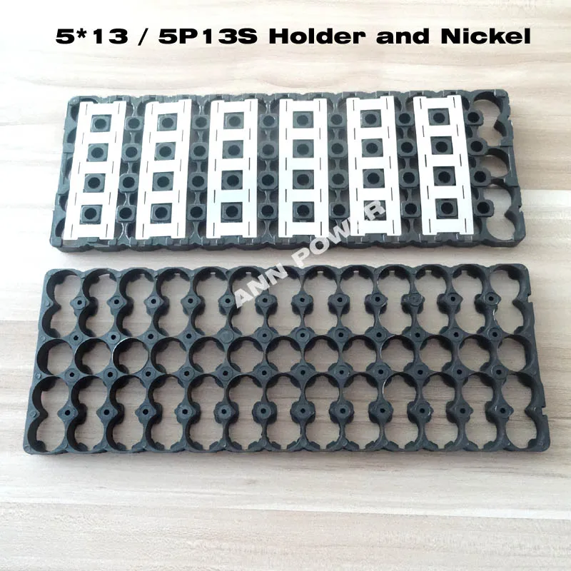 Держатель аккумулятора 5P13S 18650 + никелевая полоса 5P2S для литий-ионных аккумуляторов 48 В, 10 Ач, 12 Ач, 15 Ач, 5*13 держателей и 5*2 никелевых ремней
Держатель аккумулятора 5P13S 18650 + никелевая полоса 5P2S для литий-ионных аккумуляторов 48 В, 10 Ач, 12 Ач, 15 Ач, 5*13 держателей и 5*2 никелевых ремней