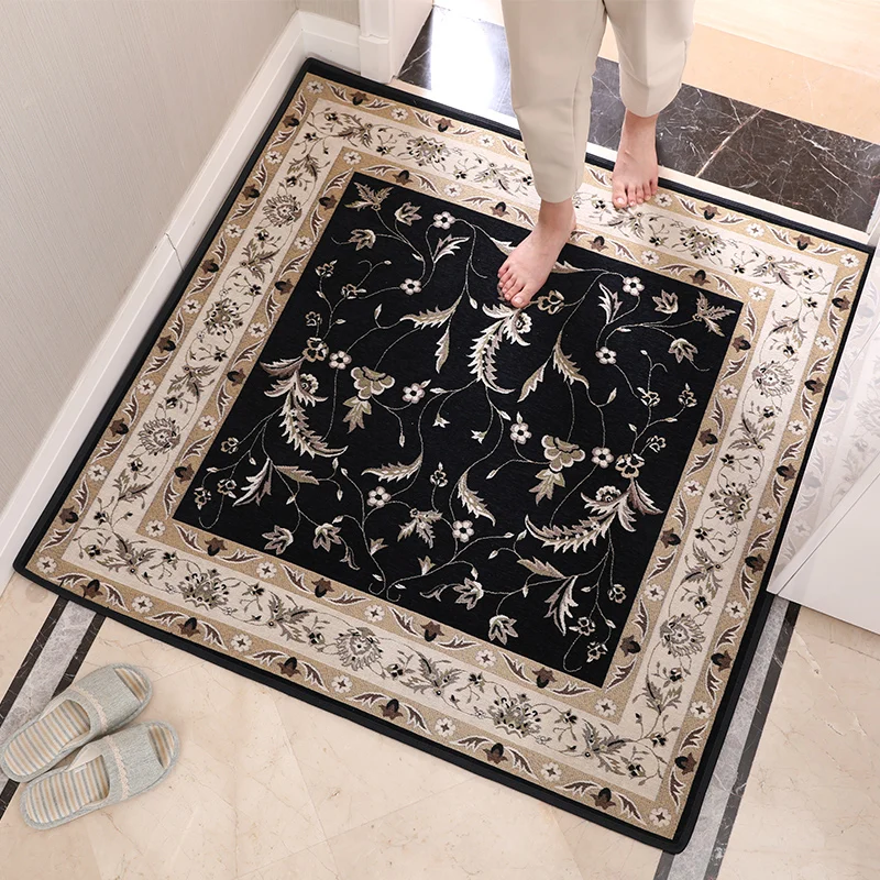 European-style Door Mat Entrance Hall Floor Jacquard Carpet for Living Room Rug Anti-Slip Doormat Home Decor Persian Carpet
European-style Door Mat Entrance Hall Floor Jacquard Carpet for Living Room Rug Anti-Slip Doormat Home Decor Persian Carpet