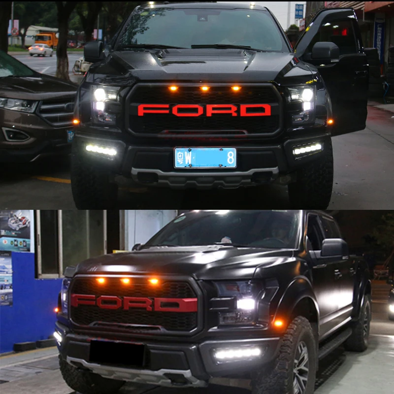Gtinthebox Smoked Lens Front Running Lights and Front Fender Flare Side Marker Lights For 2010-2014 Ford Raptor Amber yellow
Gtinthebox Smoked Lens Front Running Lights and Front Fender Flare Side Marker Lights For 2010-2014 Ford Raptor Amber yellow