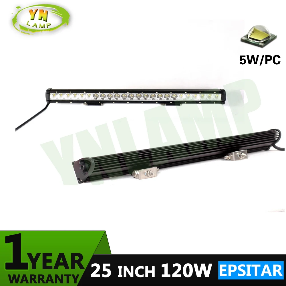 YNROAD 120W 25inch single row Led Light Bar Driving Offroad Light Spot/flood/combo 10V- 30V for 4x4 ATV UTV TRUCK 4WD
YNROAD 120W 25inch single row Led Light Bar Driving Offroad Light Spot/flood/combo 10V- 30V for 4x4 ATV UTV TRUCK 4WD