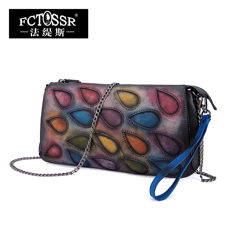 Women Clutch Bags 2019 Handmade Genuine Leather Handbag Shoulder Sling Bag Mixed Color Messenger Bag Retro Lady Purse Bag
Women Clutch Bags 2019 Handmade Genuine Leather Handbag Shoulder Sling Bag Mixed Color Messenger Bag Retro Lady Purse Bag
