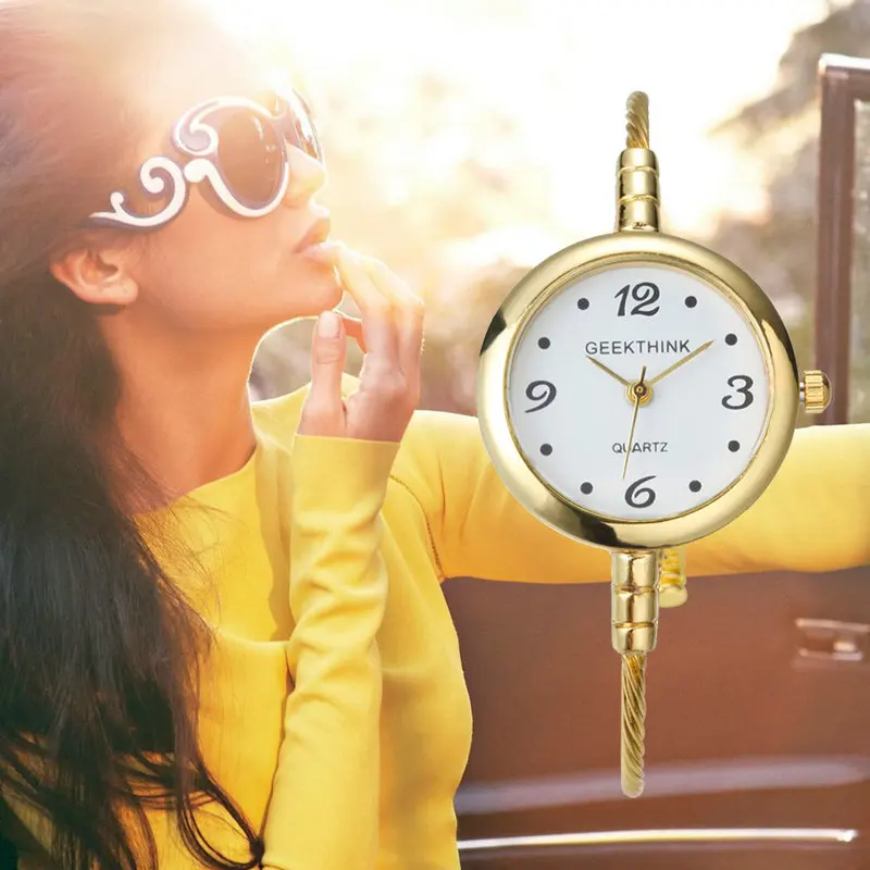 GEEKTHINK Unique Fashion Brand Quartz Watch Women Bracelet Ladies Rose Gold Watch female Simple Ring steel band casual
GEEKTHINK Unique Fashion Brand Quartz Watch Women Bracelet Ladies Rose Gold Watch female Simple Ring steel band casual