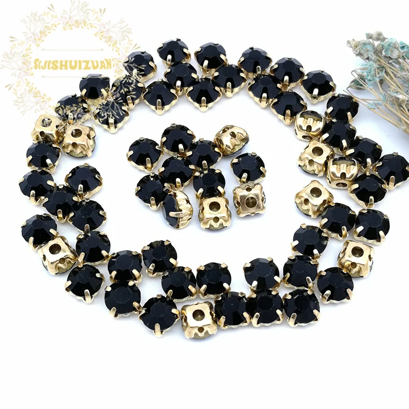 3mm 4mm 5mm 6mm 7mm 8mm Black Diamond shape Glass Crystal rhinestones with gold claw Diy wedding dress accessories
3mm 4mm 5mm 6mm 7mm 8mm Black Diamond shape Glass Crystal rhinestones with gold claw Diy wedding dress accessories