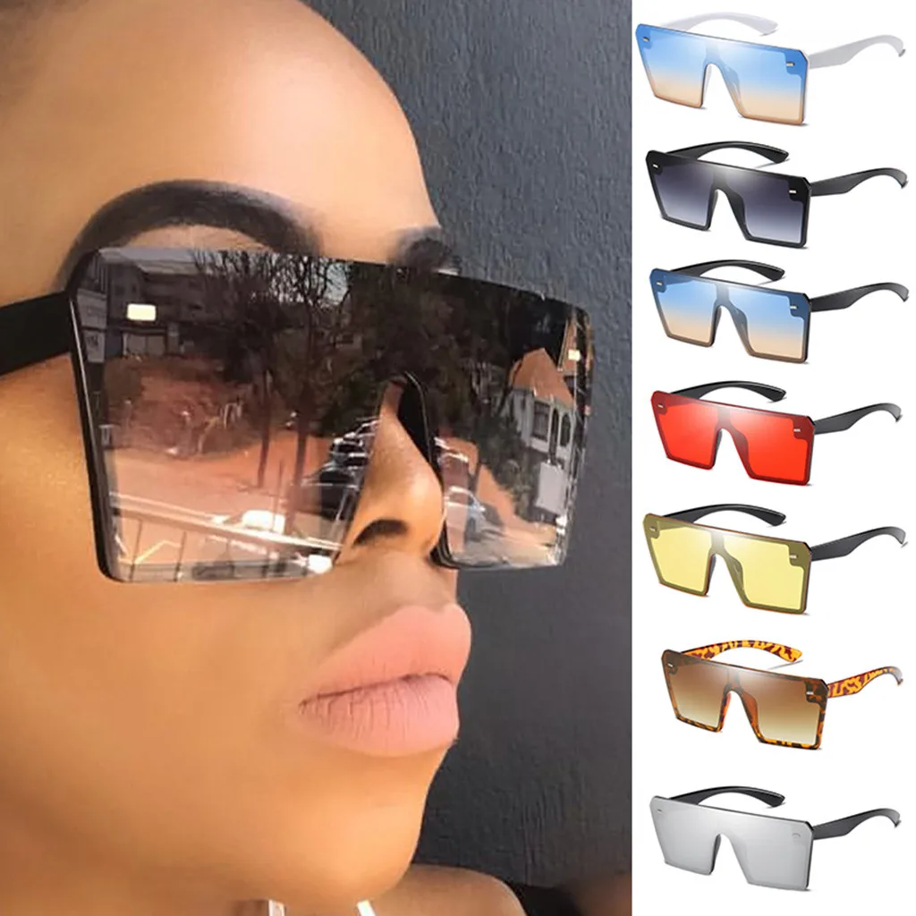 Oversize Square Sunglasses Women Fashion Flat Top Gradient Glasses Men Shades Vintage Retro Style Motorcycle Outdoor Must-have#3
Oversize Square Sunglasses Women Fashion Flat Top Gradient Glasses Men Shades Vintage Retro Style Motorcycle Outdoor Must-have#3