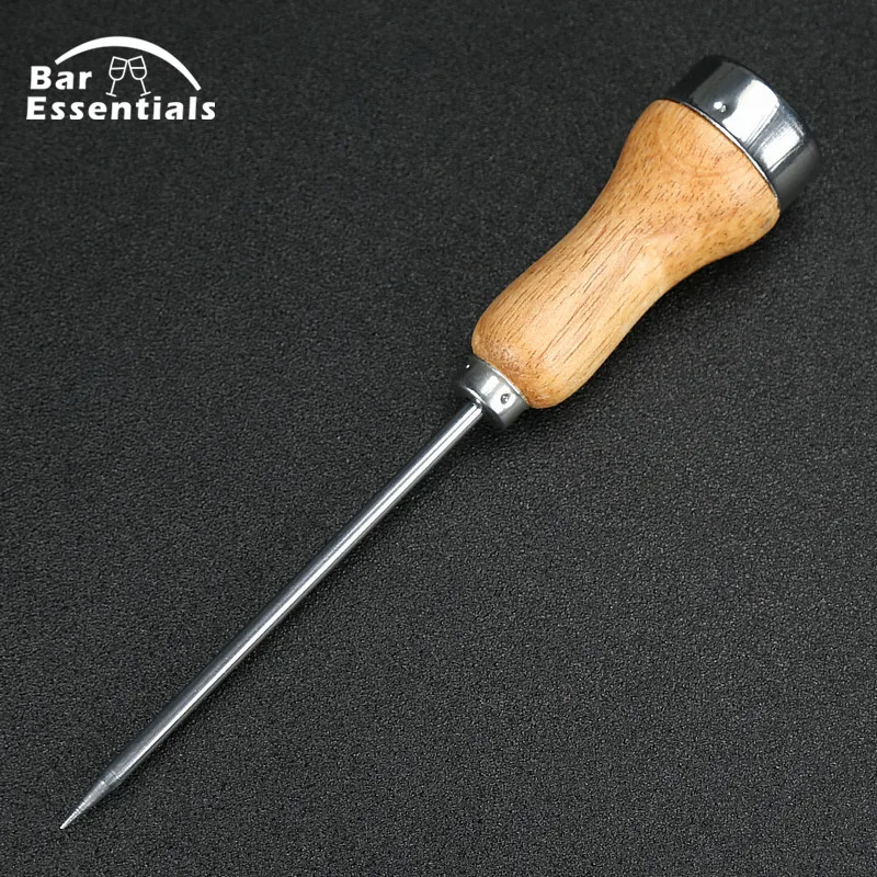 Good Quality Stainless Steel Ice Pick Crusher Punch with Wooden Handle Kitchen Bar Icing Tools
Good Quality Stainless Steel Ice Pick Crusher Punch with Wooden Handle Kitchen Bar Icing Tools