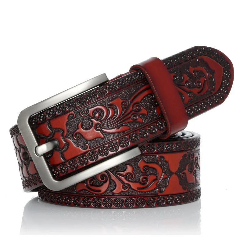 Belts For Men High Quality Cow Genuine Leather Designer Belt Male Fashion Classic Vintage Pin Buckle Strap For Cowboy Jeans
Belts For Men High Quality Cow Genuine Leather Designer Belt Male Fashion Classic Vintage Pin Buckle Strap For Cowboy Jeans