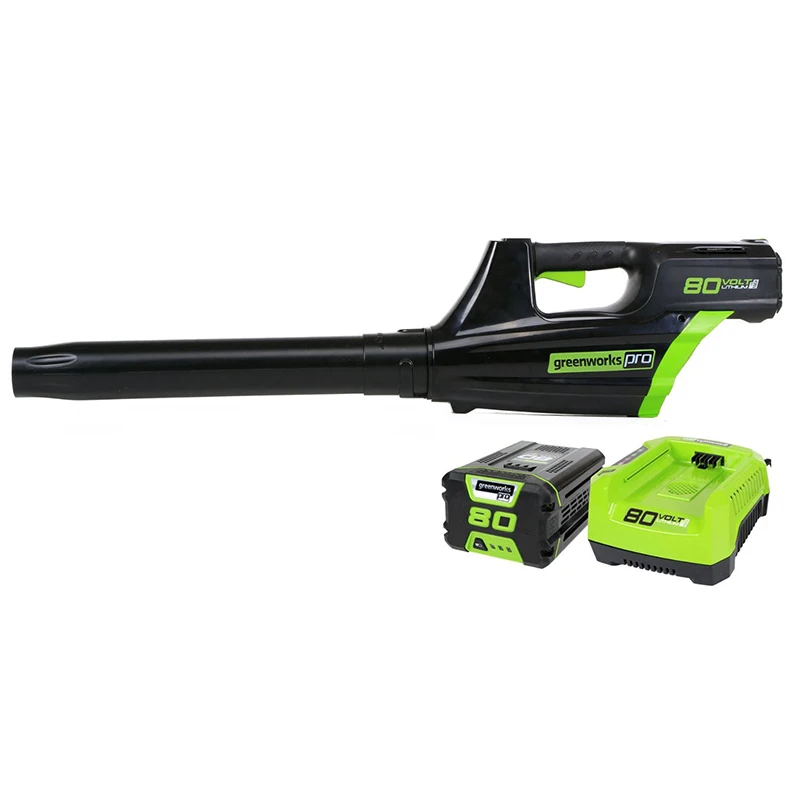 Уличная садовая воздуходувка для листьев Greenworks Pro 80 в 500 куб. М DigiPro беспроводная