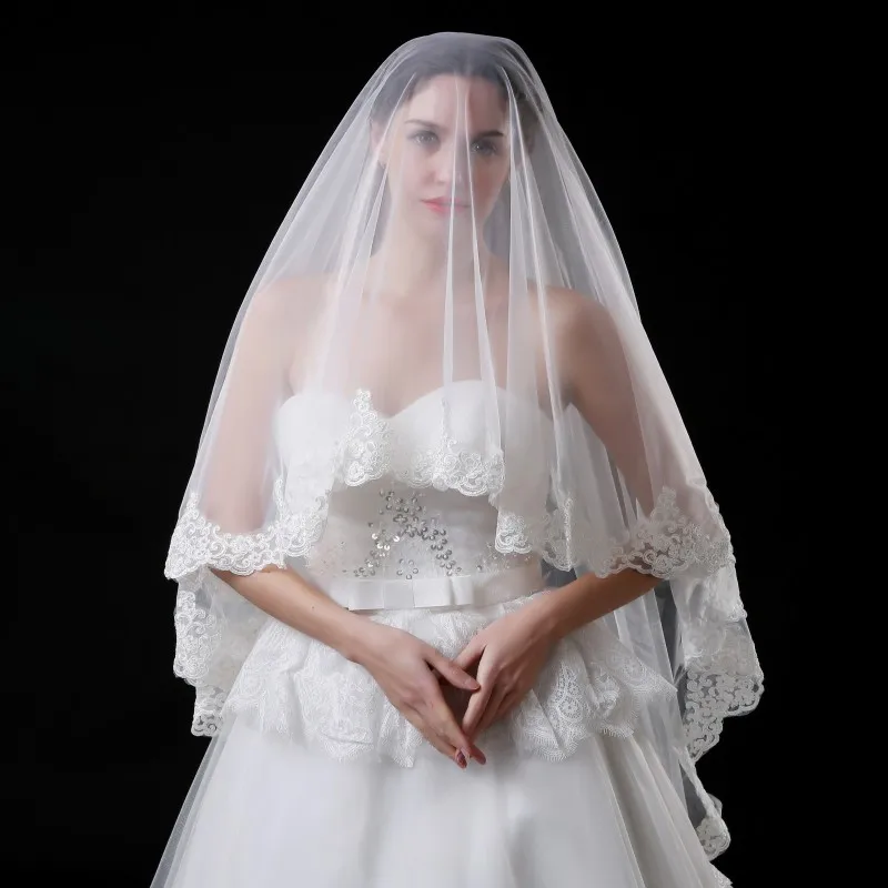 In Stock 1.5m Wedding Veil 2020 Appliques Edge White Bridal Veils One Layer Wedding Accessories Free Shipping
In Stock 1.5m Wedding Veil 2020 Appliques Edge White Bridal Veils One Layer Wedding Accessories Free Shipping