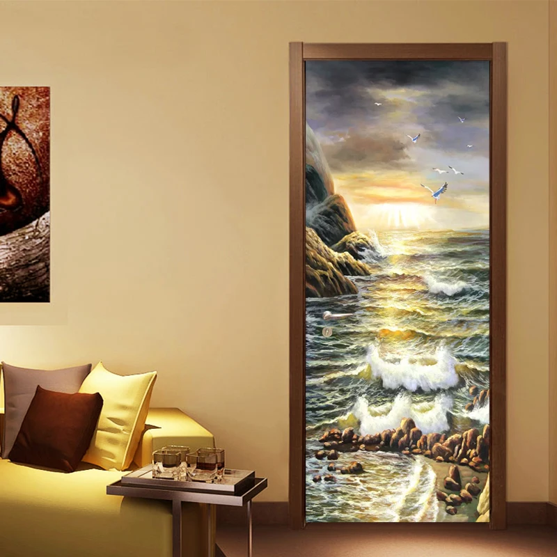 Canvas Print Art 3D Door Sticker Waterscape Picture Home Decor Decals Self Adhesive Waterproof Mural For Bedroom Door Renovation
Canvas Print Art 3D Door Sticker Waterscape Picture Home Decor Decals Self Adhesive Waterproof Mural For Bedroom Door Renovation