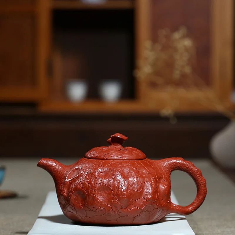 Yixing recommended all hand undressed ore dahongpao ganoderma lucidum for spring pot of kung fu tea tea set 400 ml
Yixing recommended all hand undressed ore dahongpao ganoderma lucidum for spring pot of kung fu tea tea set 400 ml
