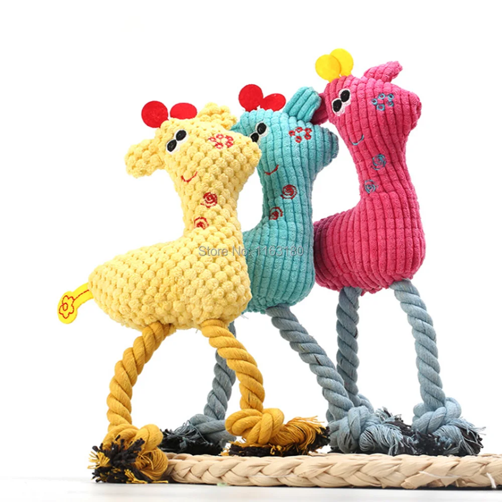 12pcs/lot Dog Chew Squeak Toys Giraffe Fleece Rope Interative Toy Animals Plush Puppy Deer for Pet Dogs Cat Chew Squeaking Toy
12pcs/lot Dog Chew Squeak Toys Giraffe Fleece Rope Interative Toy Animals Plush Puppy Deer for Pet Dogs Cat Chew Squeaking Toy