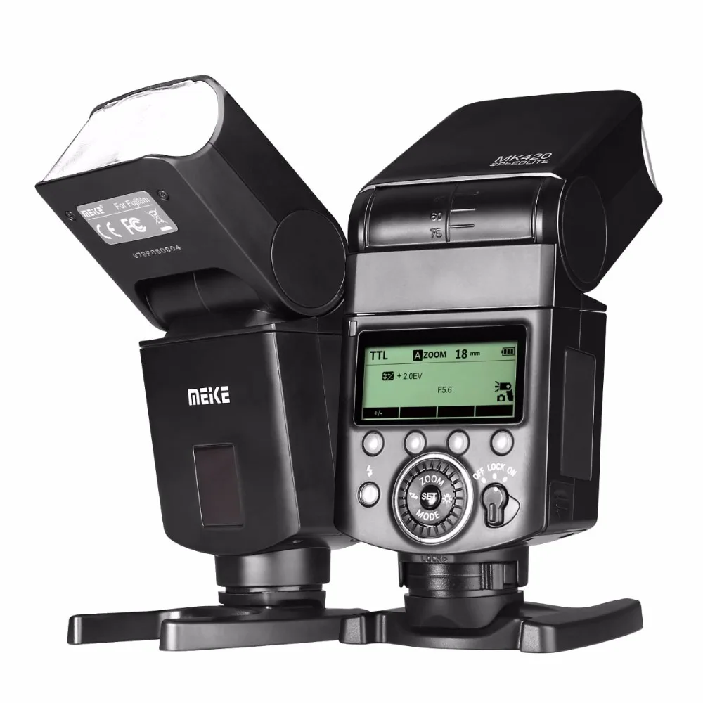 MEKE Meike MK-420F LCD многофункциональная долговечная литиевая батарея для вспышки Speedlite для цифровой камеры Fuji
MEKE Meike MK-420F LCD многофункциональная долговечная литиевая батарея для вспышки Speedlite для цифровой камеры Fuji