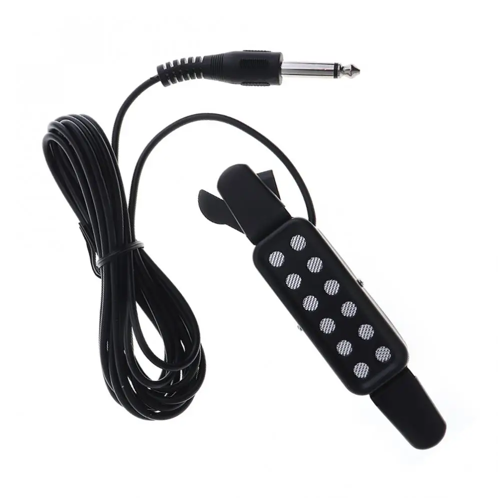 Black 12 Hole Guitar Sound Hole Pickup Metal Sound Transducer Amplifier for Acoustic Classical Folk Guitar
Black 12 Hole Guitar Sound Hole Pickup Metal Sound Transducer Amplifier for Acoustic Classical Folk Guitar