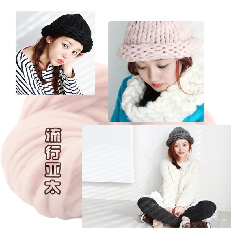 1000g/4pcs 4cs/lot wholesale Hot Sale Super Thick Woolen Chunky Yarn Bulky Roving Big Hand Knitting Yarn for Blanket
1000g/4pcs 4cs/lot wholesale Hot Sale Super Thick Woolen Chunky Yarn Bulky Roving Big Hand Knitting Yarn for Blanket