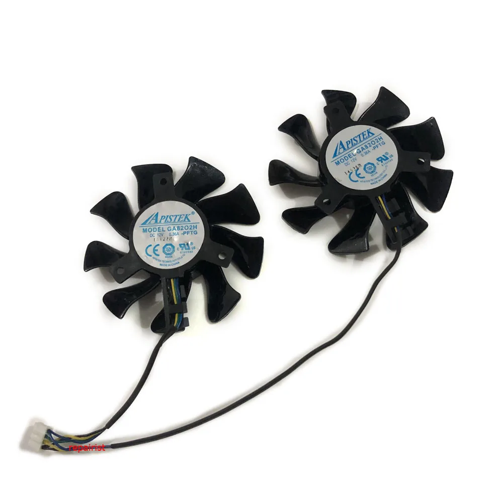 Охлаждение видеокарты 2 шт./компл. GA82O2H VGA GPU для Emtekinc HV GeForce GTX970 D5 4 Гб Game GALAX Geforce GTX1070/970/960/760
Охлаждение видеокарты 2 шт./компл. GA82O2H VGA GPU для Emtekinc HV GeForce GTX970 D5 4 Гб Game GALAX Geforce GTX1070/970/960/760