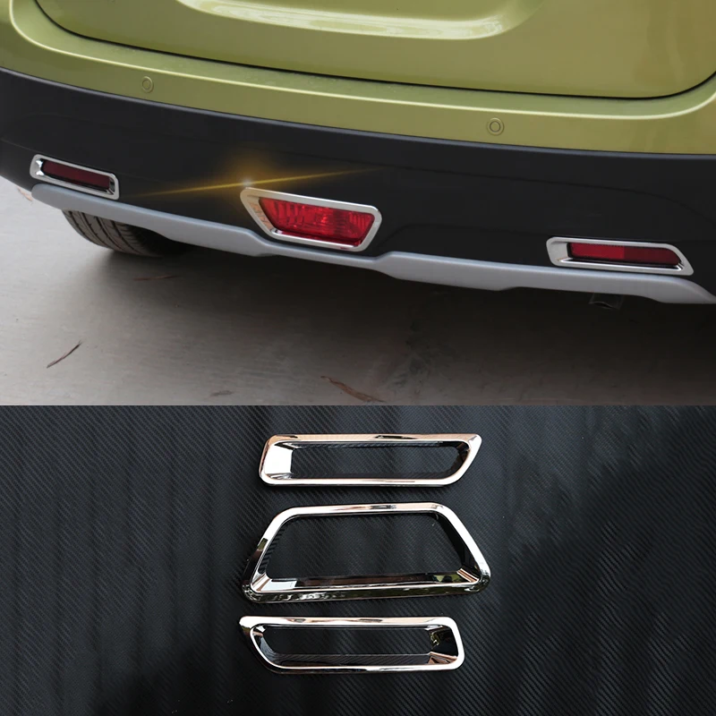 For Suzuki s-cross SX4 2014 2016 2015 2017 2018 ABS Chrome Rear Fog Light Cover trim Lamp Protector Car Styling Accessories 3pcs
For Suzuki s-cross SX4 2014 2016 2015 2017 2018 ABS Chrome Rear Fog Light Cover trim Lamp Protector Car Styling Accessories 3pcs