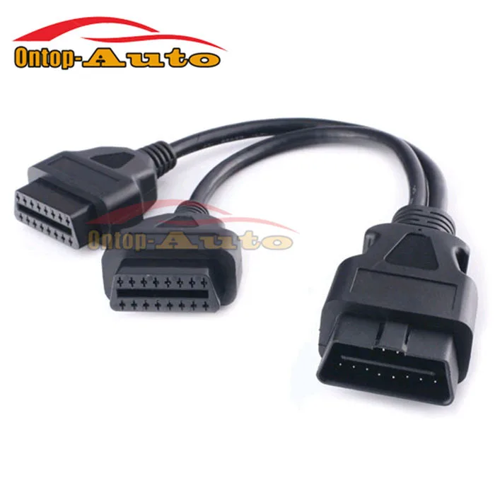OBDll OBD2 16 контактный кабель сплиттер кабель-удлинитель диагностический инструмент адаптер Мужской Двойной Женский Y кабели разъема
OBDll OBD2 16 контактный кабель сплиттер кабель-удлинитель диагностический инструмент адаптер Мужской Двойной Женский Y кабели разъема