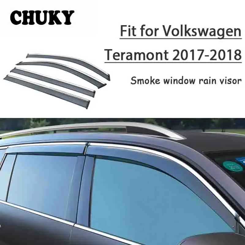 Chuky 4pcs ABS Car Styling Window Visors Awnings Shelters Rain Shield For Volkswagen Teramont 2017 2018 Auto Accessories
Chuky 4pcs ABS Car Styling Window Visors Awnings Shelters Rain Shield For Volkswagen Teramont 2017 2018 Auto Accessories