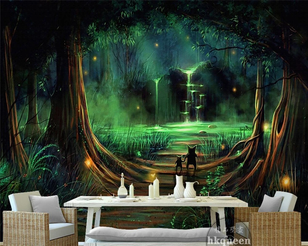 Beibehang Green Dream Abstract Photo Wallpaper Forest Waterfall Water Small Animal Child Background Wallpaper papel de parede
Beibehang Green Dream Abstract Photo Wallpaper Forest Waterfall Water Small Animal Child Background Wallpaper papel de parede