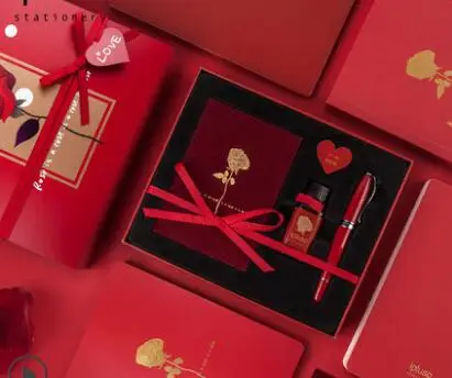 High-end METAL Fountain Pen Gift Set Red Rose PEN for Valentine's Day Gift Boys and Girls with Fashion Gift Box
High-end METAL Fountain Pen Gift Set Red Rose PEN for Valentine's Day Gift Boys and Girls with Fashion Gift Box
