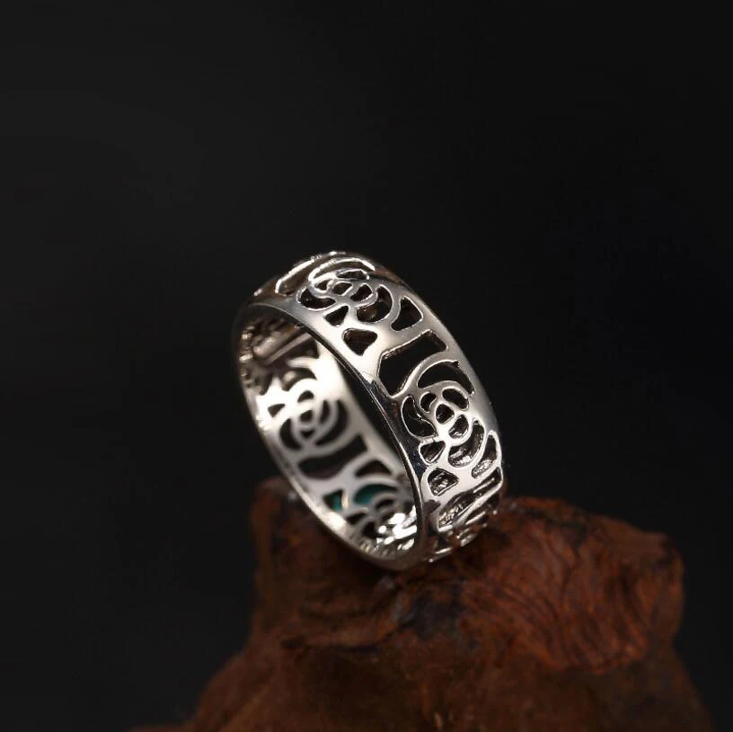 S925 Sterling Silver Hollow Rose Thai Silver Personality Unique Retro Style Ladies Ring Wholesale
S925 Sterling Silver Hollow Rose Thai Silver Personality Unique Retro Style Ladies Ring Wholesale
