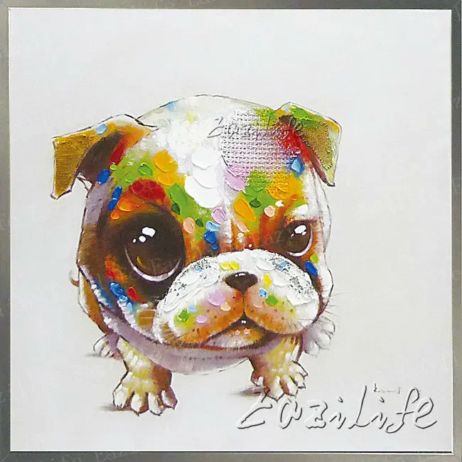 Dog Oil painting On Canvas Wall Pictures Paintings For Living Room Wall Art Pet plattle knife modern abstract hand painted
Dog Oil painting On Canvas Wall Pictures Paintings For Living Room Wall Art Pet plattle knife modern abstract hand painted